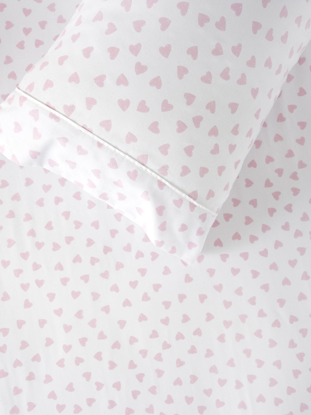 Lots of Love Fitted Sheet Set by Squiggles - Double (Lilac)