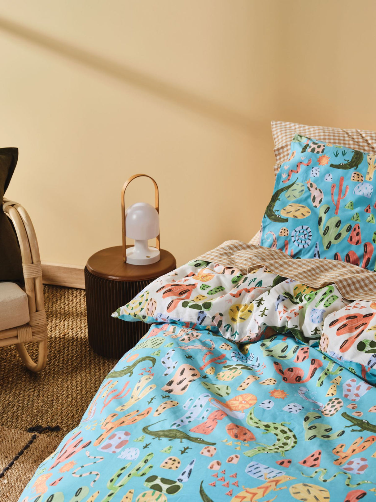 Single Duvet Cover - Kids Set - Tales & Scales - SQUIGGLES