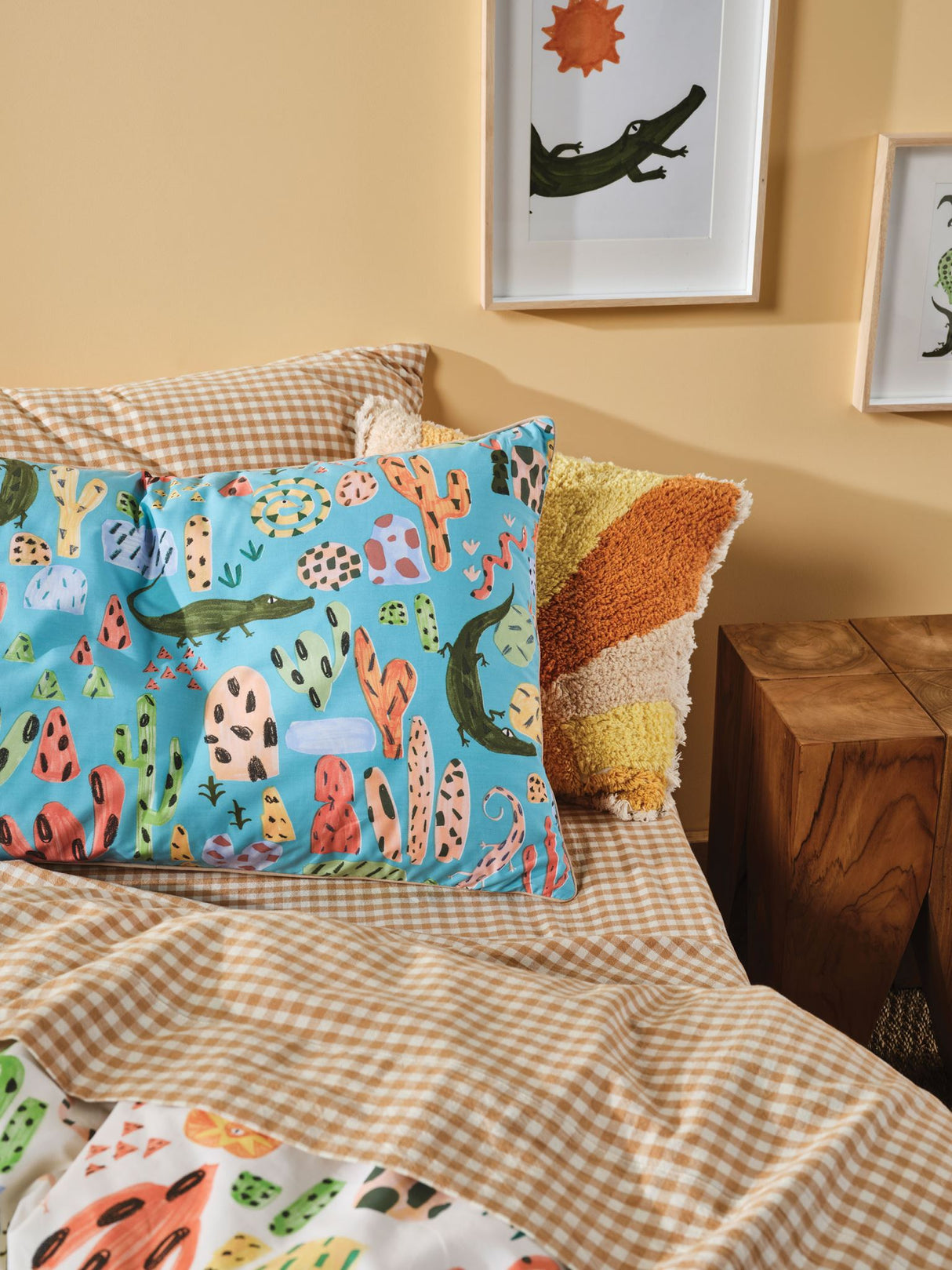 Single Duvet Cover - Kids Set - Tales & Scales - SQUIGGLES