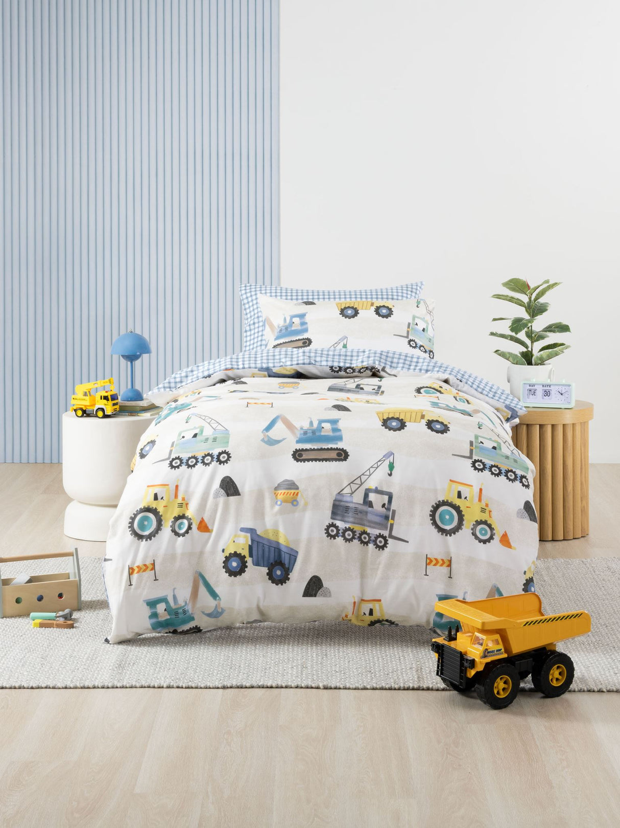 Single - Tool Time Duvet Cover Set by Squiggles