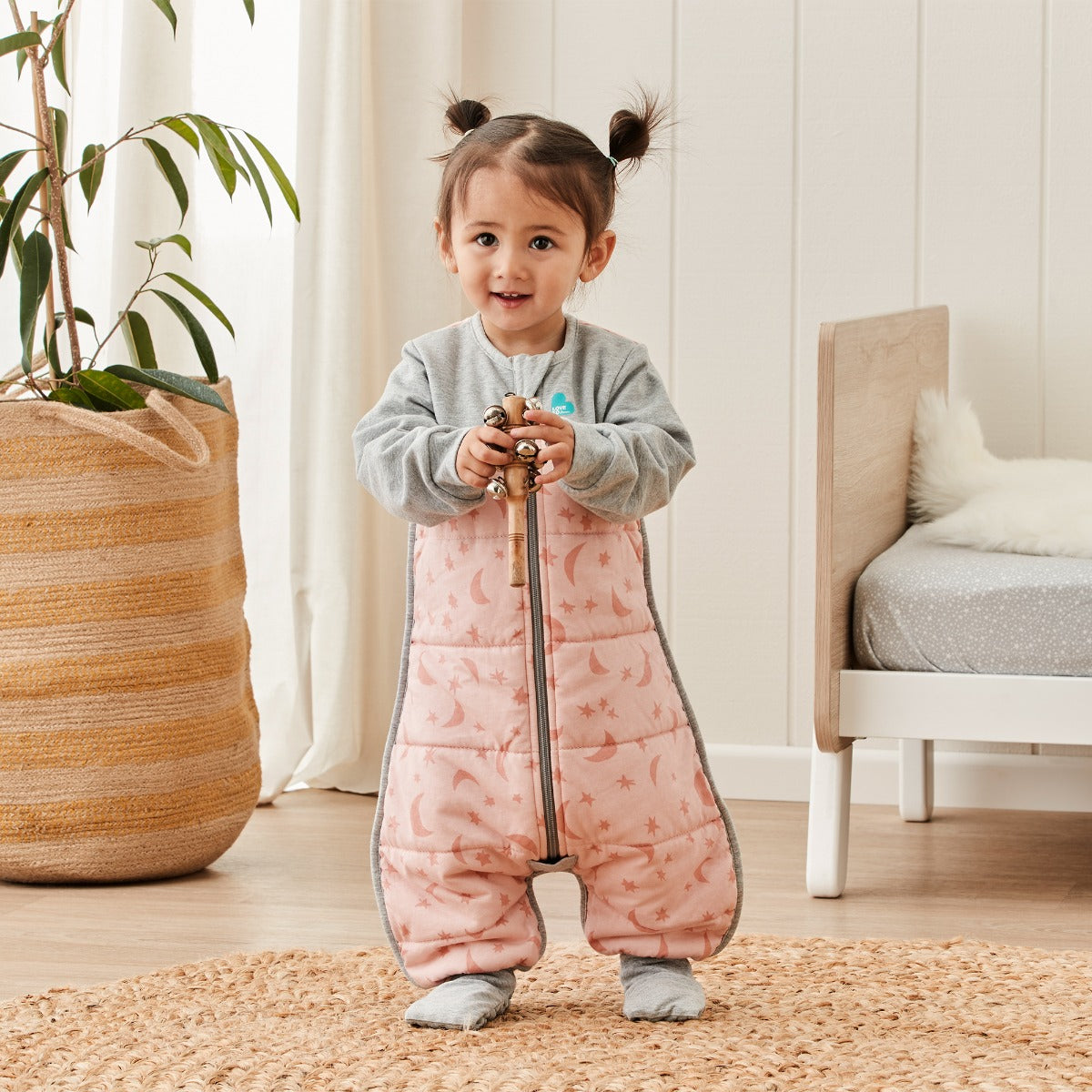 Love to DreamSleep Suit™ Warm 2.5 TOG - Moonlight Pink - 12-24M