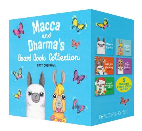 Macca and Dharma's 5-Board Book Collection by Matt Cosgrove