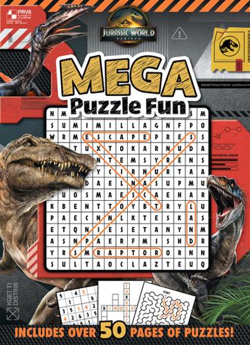 Jurassic World Rebirth: Mega Puzzle Fun (Universal) – Paperback Book
