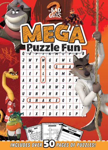 The Bad Guys 2: Mega Puzzle Fun (DreamWorks) – Paperback Book