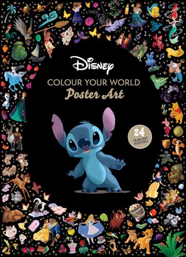 Disney: Colour Your World Poster Art – Paperback Book
