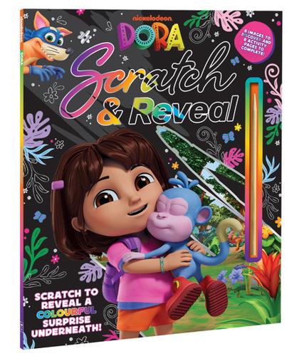 Dora: Scratch and Reveal (Nickelodeon) – Hardback Book