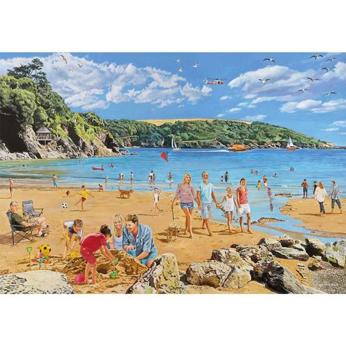 4 x 500 Piece Jigsaw Puzzle Beside The Seaside - Gibsons