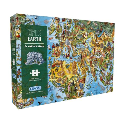 1000 Piece Jigsaw Puzzle Epic Earth - Gibsons