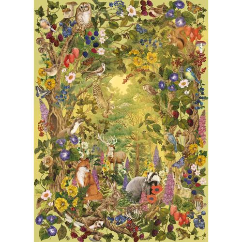 1000 Piece Jigsaw Puzzle Sunlight Glade The Art File - Gibsons