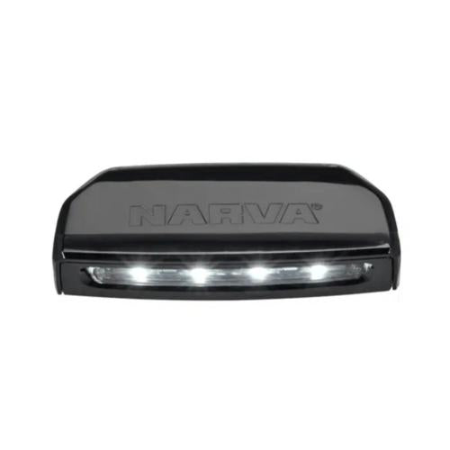 LED Licence Plate Lamp 10-30V Black Housing Narva Model 68