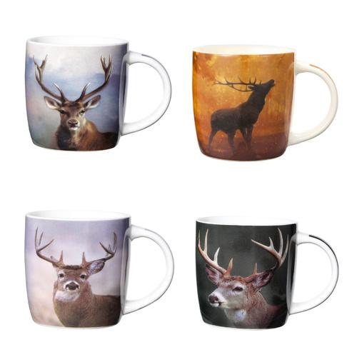 Stag Mug Set - Set of 4