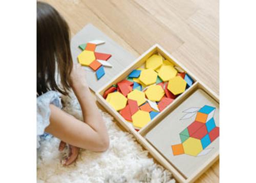 Melissa & Doug - Pattern Blocks And Boards