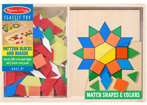 Melissa & Doug - Pattern Blocks And Boards