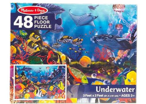 Melissa & Doug Underwater Floor Puzzle 48 Pieces