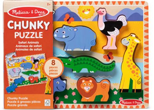 Melissa & Doug - Safari Chunky Puzzle