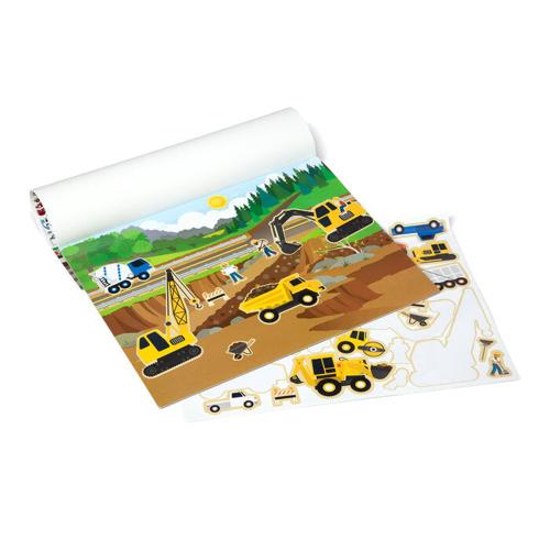 Melissa & Doug - Reusable Sticker Pad - Vehicles (Smartfox)