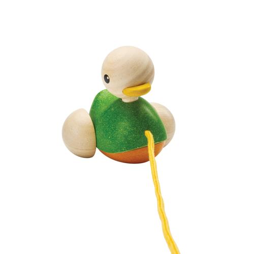 PlanToys - Montessori-Inspired Pull-Along Duck