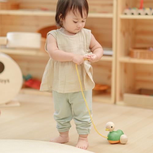 PlanToys - Montessori-Inspired Pull-Along Duck