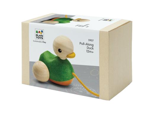 PlanToys - Montessori-Inspired Pull-Along Duck