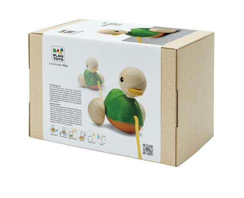 PlanToys - Montessori-Inspired Pull-Along Duck
