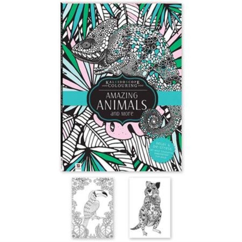 Colouring Book - Kaleidoscope Amazing Animals and More
