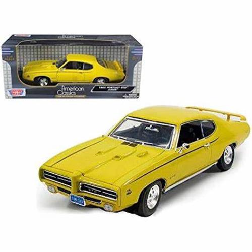 1969 Pontiac GTO Judge Scale Model 1:18 Motormax Yellow