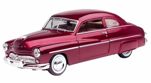 1949 Mercury Coupe Scale Model 1:24 Motormax Black or Red