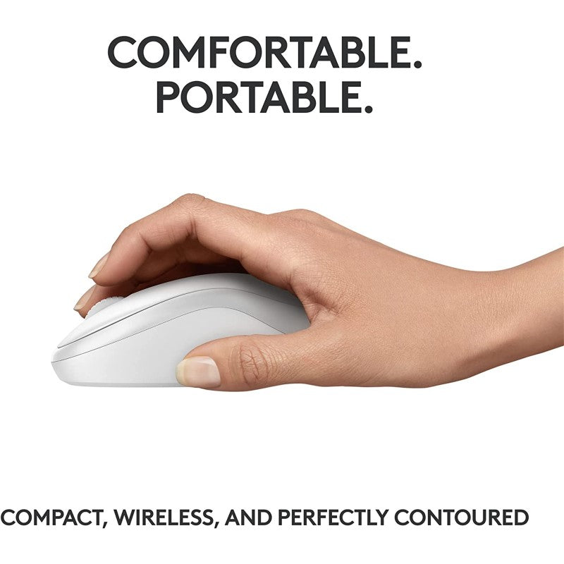 SILENT BLUETOOTH MOUSE - Logitech M240 (OFF WHITE)