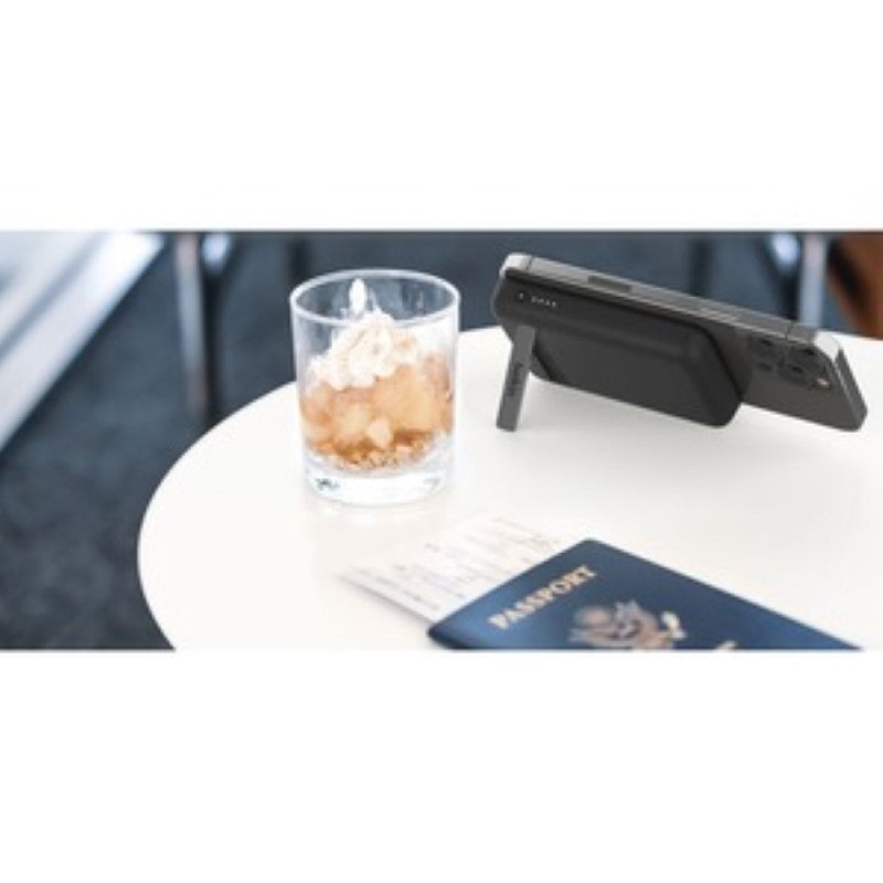 Wireless Power Bank - Belking Magnetic 5K MAGNETIC WIRELESS PB + STAND (Black)
