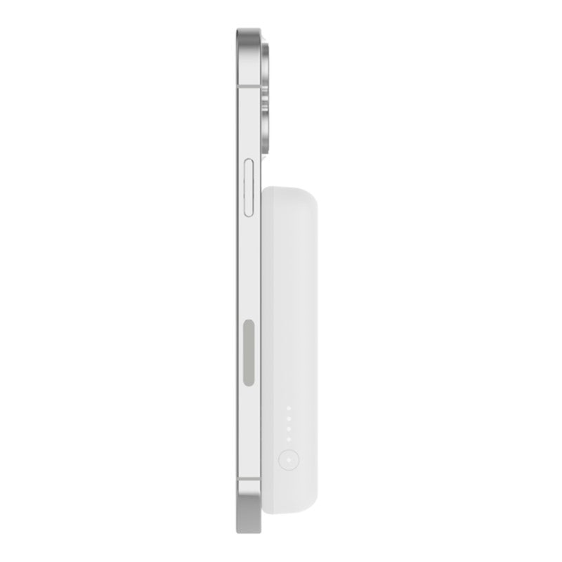 MAGNETIC WIRELESS PB + STAND WHITE - Belkin 5K (White)