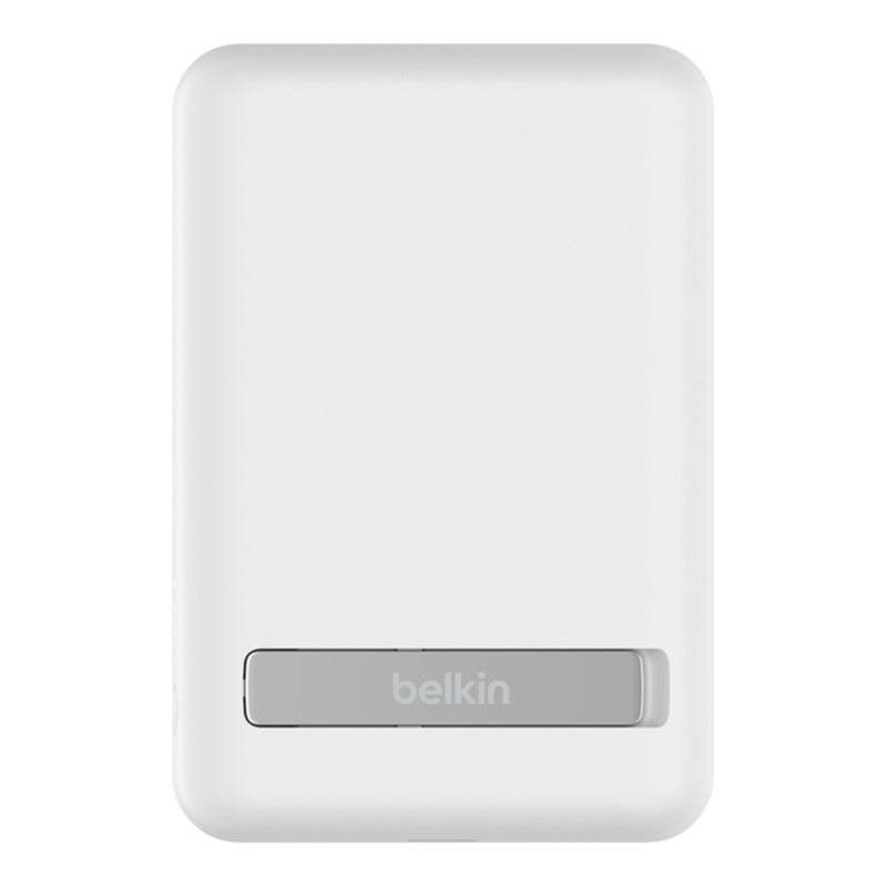 MAGNETIC WIRELESS PB + STAND WHITE - Belkin 5K (White)