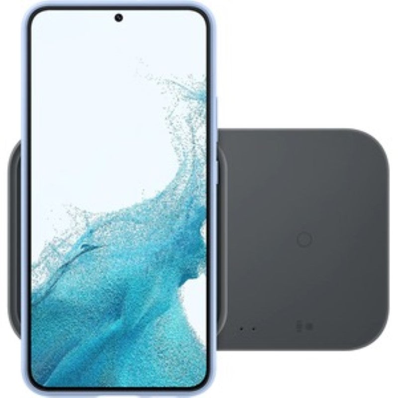 FAST WIRELESS CHARGER Duo - Samsung Adapter and Cable 15W (BLACK)