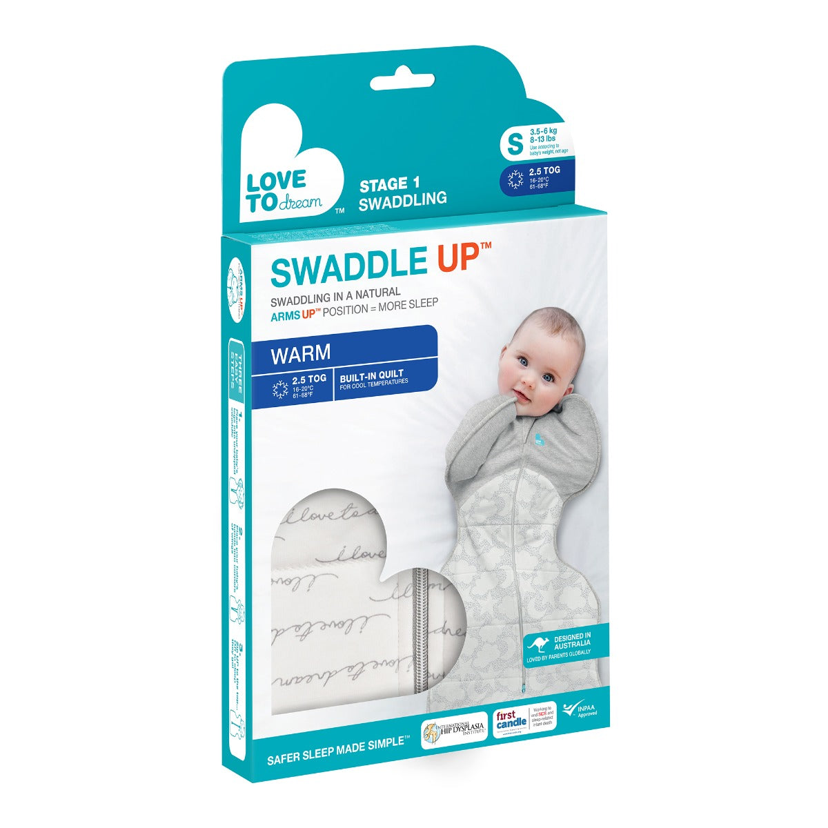 Love to Dream Swaddle Up™ Warm 2.5 TOG - Dreamer - Small