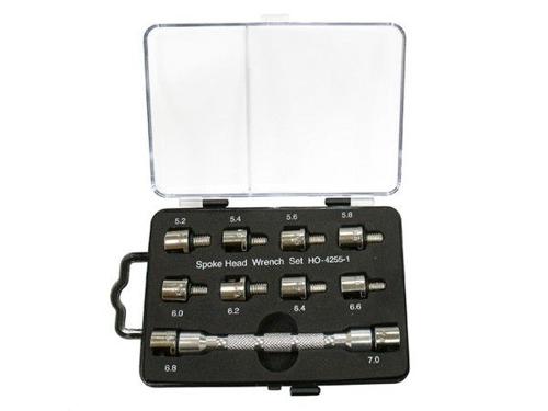 SPOKE WRENCH 10PC SILVER SPOKE INCLUDING INCLUDE: 5.2/ 5.4/ 5.6/ 5.8/ 6.0/ 6.2/