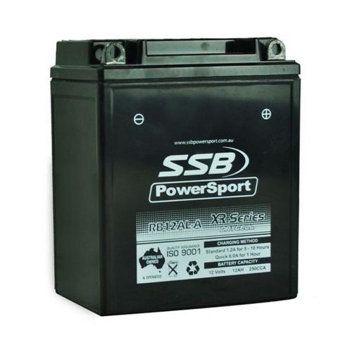MOTORCYCLE AND POWERSPORTS BATTERY (YB12AL-A) AGM 12V 12AH 250CCA BY SSB HIGH PE