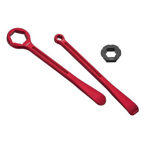 COMBO AXLE TIRE WRENCH LEVER SET METRIC KIT 32MM 22MM AXLES 10MM 12MM AXLE ADJUS