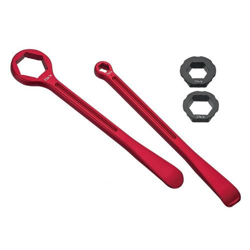 COMBO AXLE TIRE WRENCH LEVER SET METRIC KIT 32MM 27MM 22MM AXLES 10MM 12MM AXLE