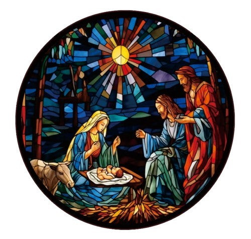 Suncatcher Nativity SET OF 2 MEDIUM