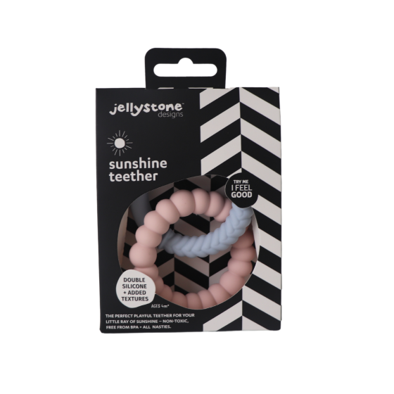 Sunshine Teether - Soft Mint & Soft Blue - Jellystone