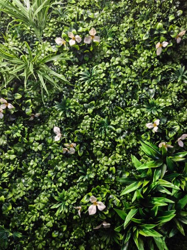 Artificial Green Wall Foliage Mat - 100 x 100cm