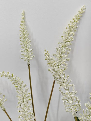 Artificial Amaranthus Flower Spray - White