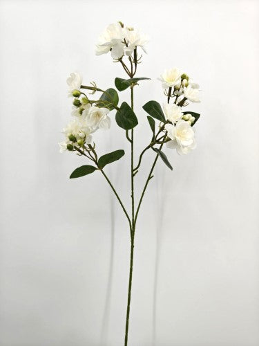 Artificial Jasmine Flower Spray - White - 65cm