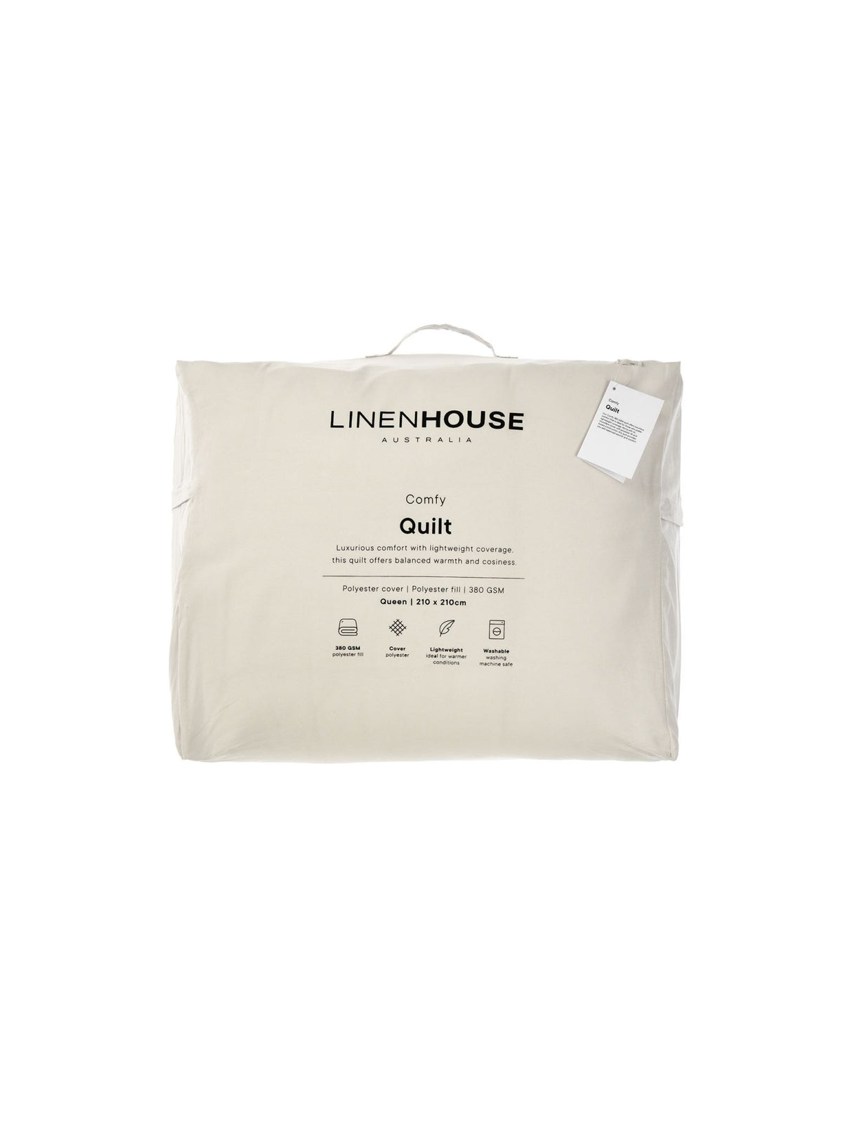 Comfy Duvet Inner By Linen House - White - Double