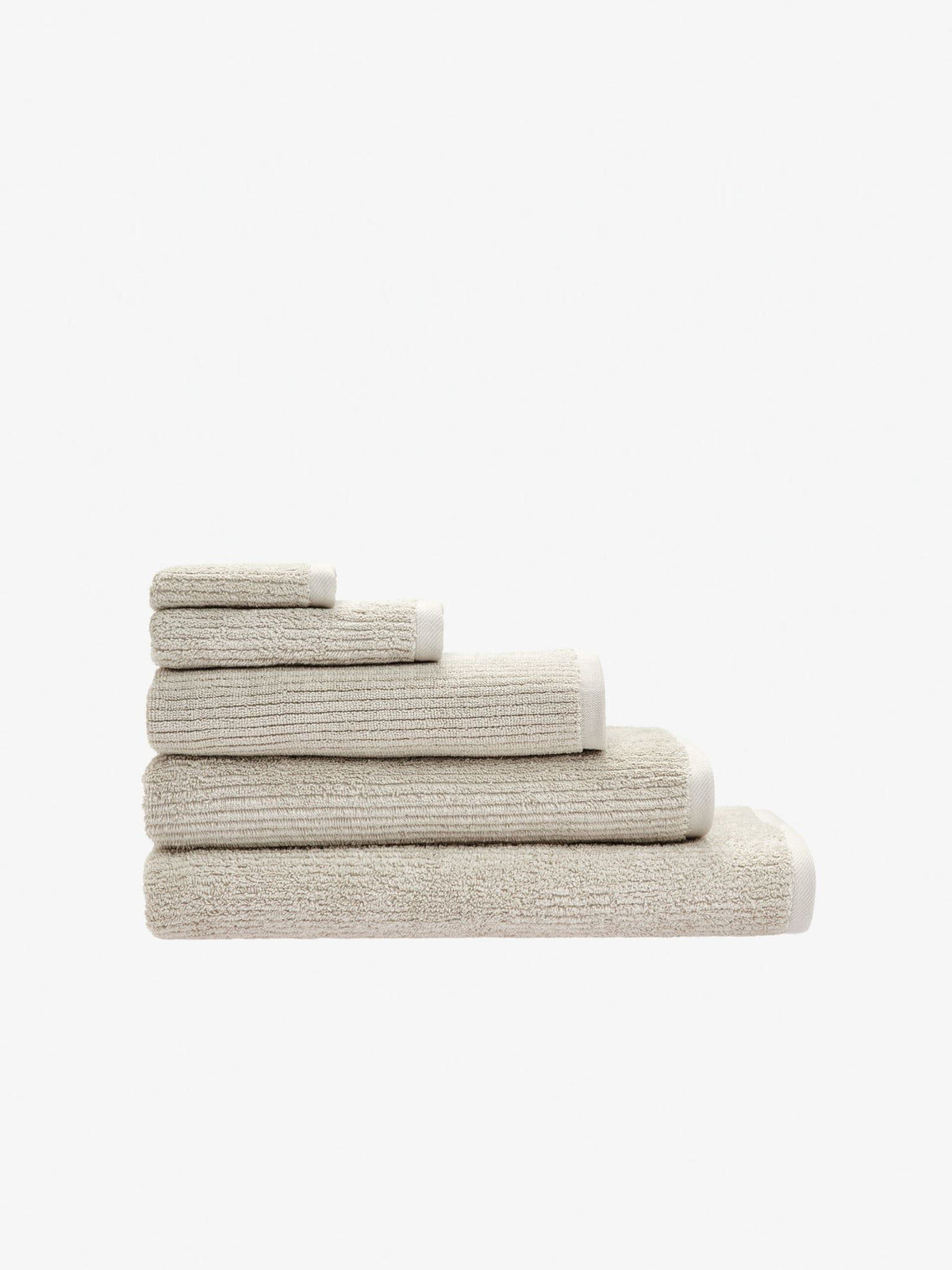 Reed Face Cloth By Linen House - Stone