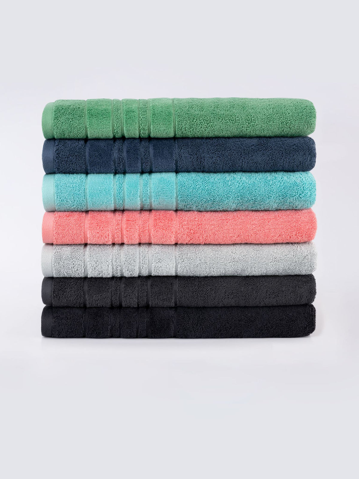Selene Bath Sheet By Linen House - Carbon