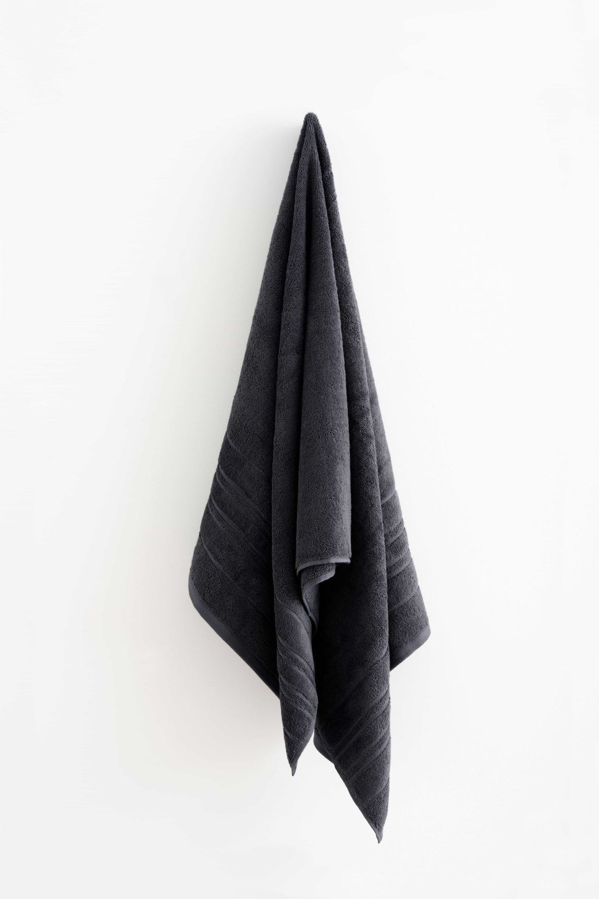 Selene Bath Towel By Linen House - Carbon