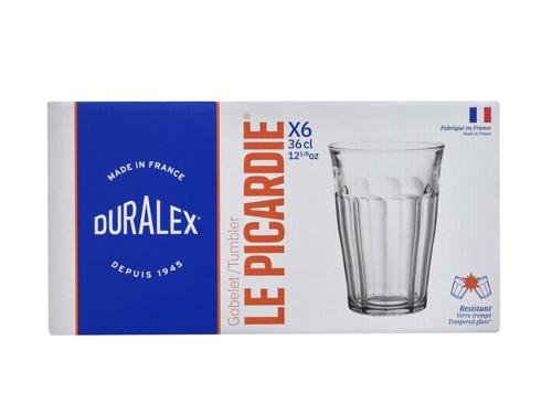 Duralex - Picardie Hi Ball Tumbler 360ml - Set 6