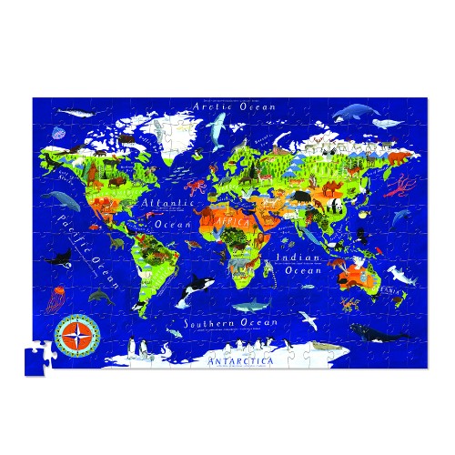 Croc Creek Puzzle + Poster - World (200PC)