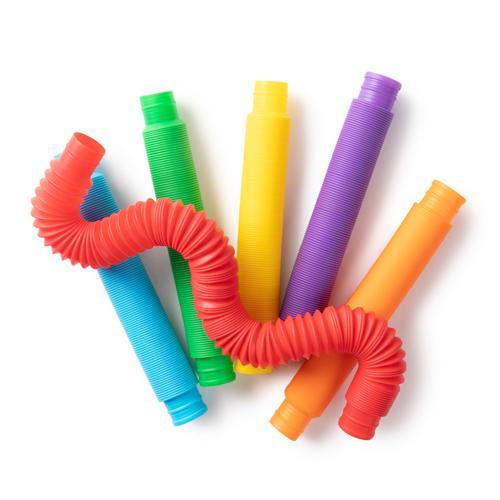 Sensory Sprouts Rainbow Pull Pipes Set of 6