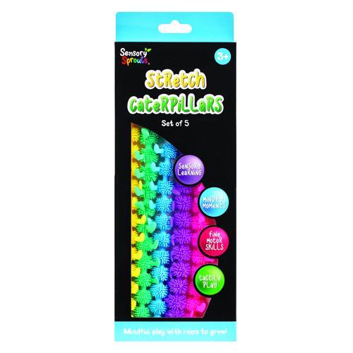 Sensory Sprouts Stretch Caterpillars Set of 5